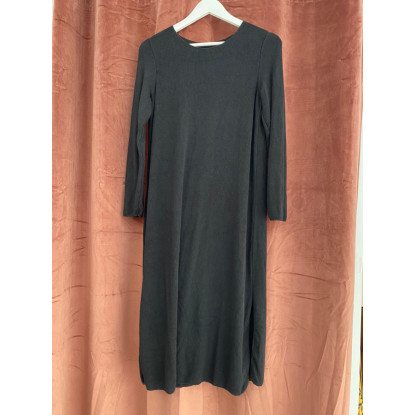 Vestido lana negro
