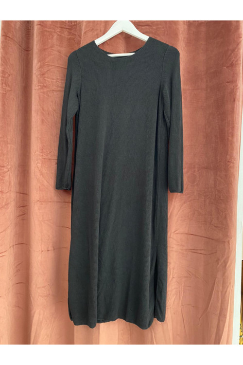 Vestido lana negro