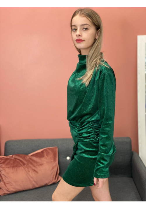 Vestido Verde Brillo