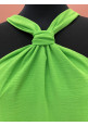 Vestido halter verde